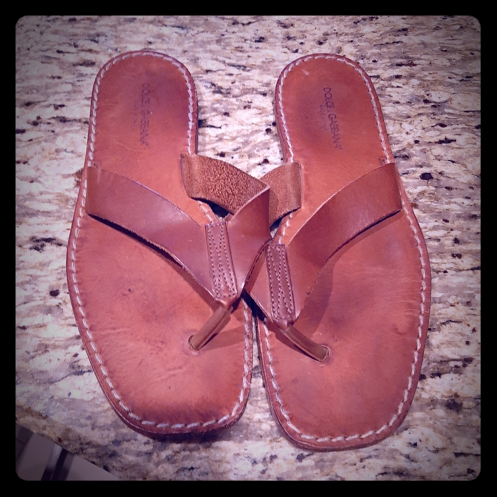 100% Authentic Dolce and Gabbana Sandals w/Box